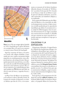 Página del Almanaque Azul con mapita de un barrio