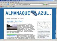 Screenshot de Almanaque Azul en 2005