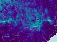 Mapa de conectividad en El Valle, Panamá