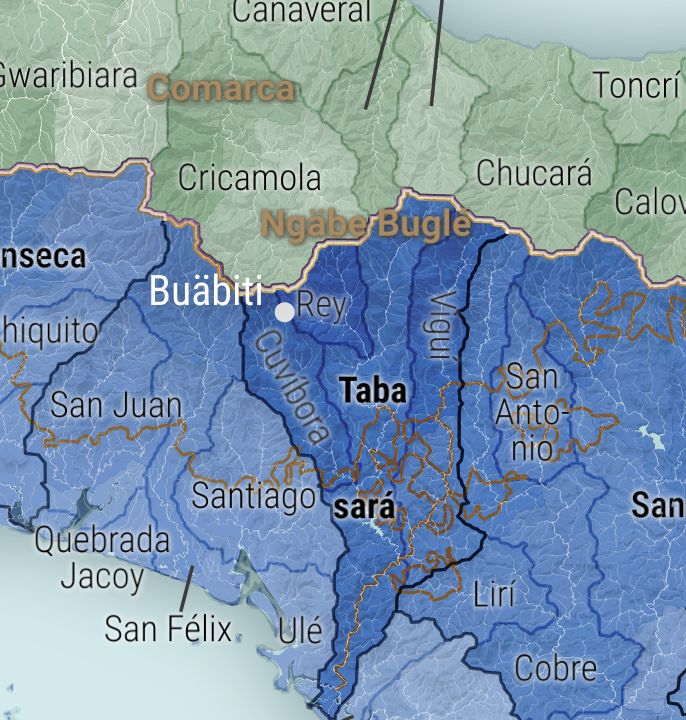 Nuevo mapa de cuencas de Panamá | miramapas